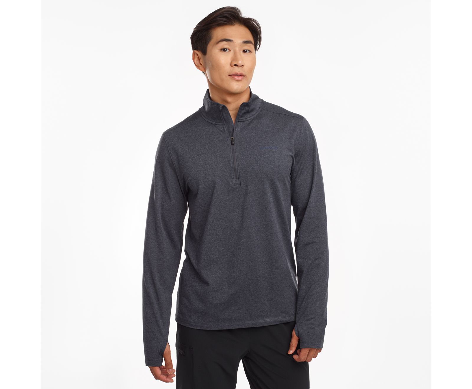 Men\'s Saucony Sunday 1/4 Zip Jackets Blue | Singapore 679EBCX